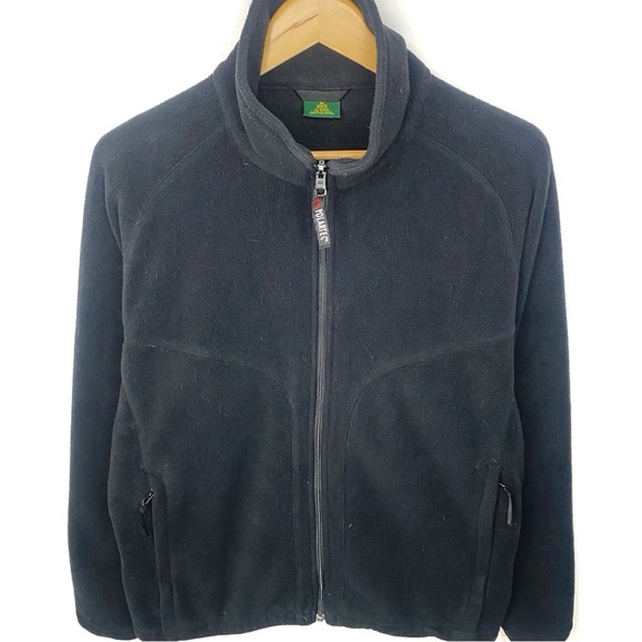 Cabela's Men’s Black Polartec Full Zip Outerwear Fleece Jacket Size Medium - Picture 2 of 8